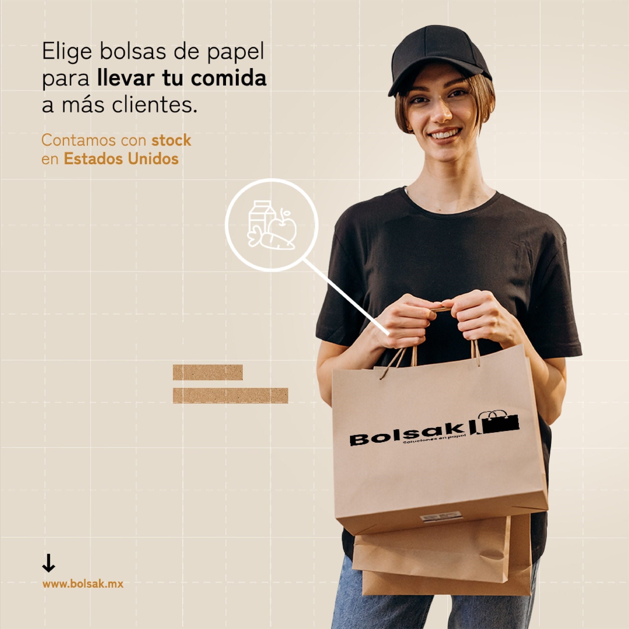 Bolsas de papel Kraft