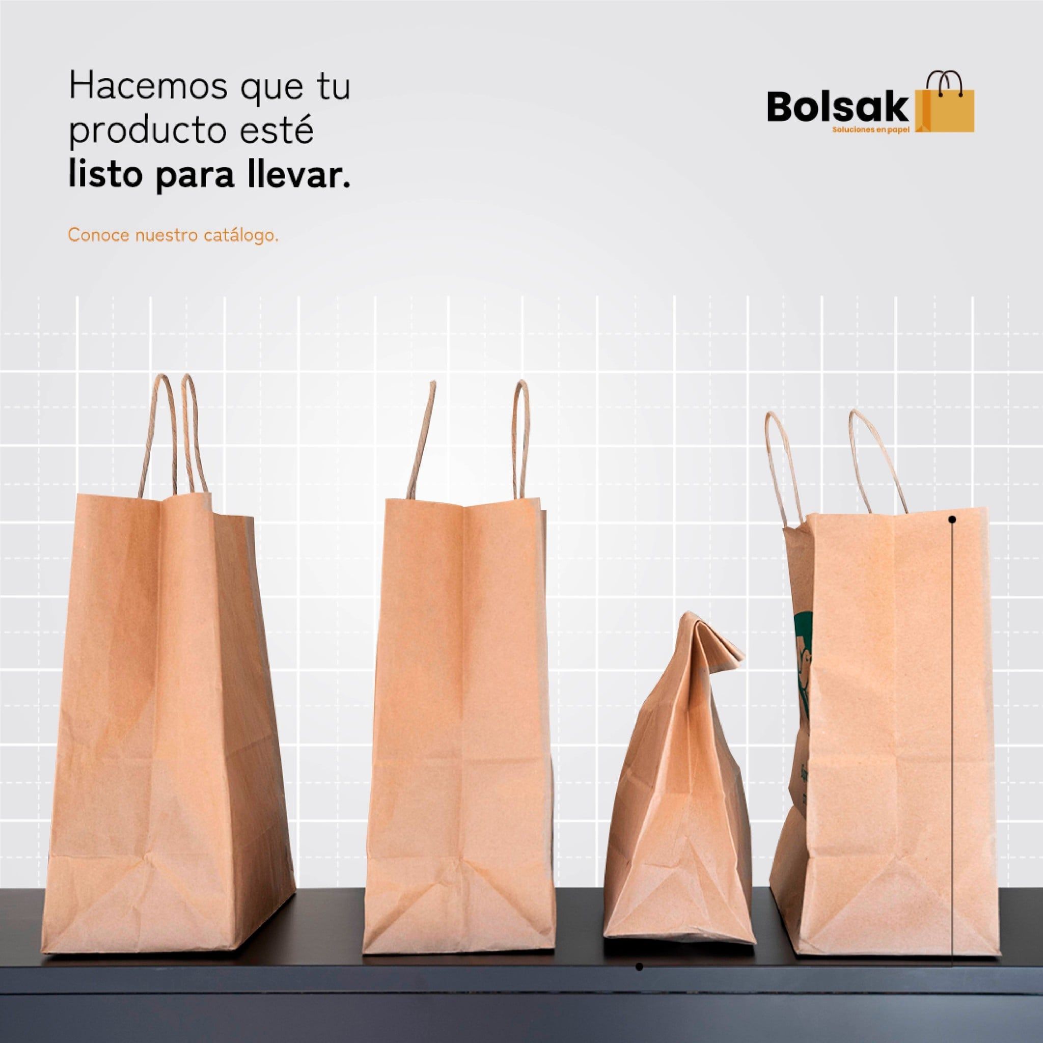 bolsas de papel blanco