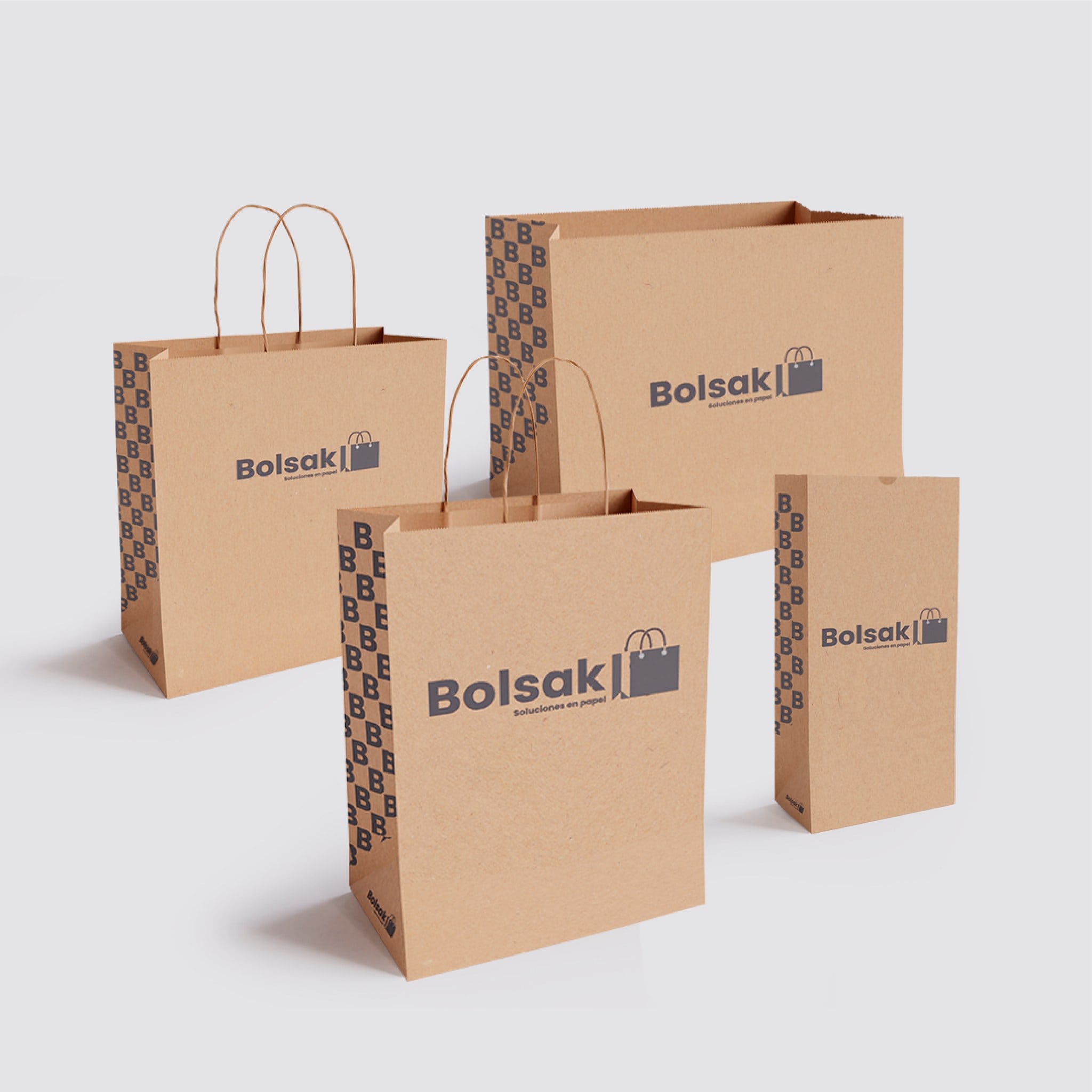 bolsas de papel Kraft